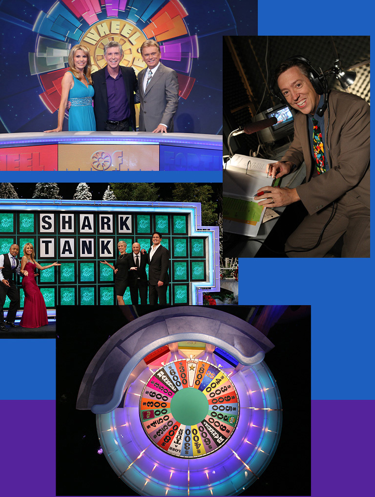 Collage of Photos - Wheel of Fortune Timeline